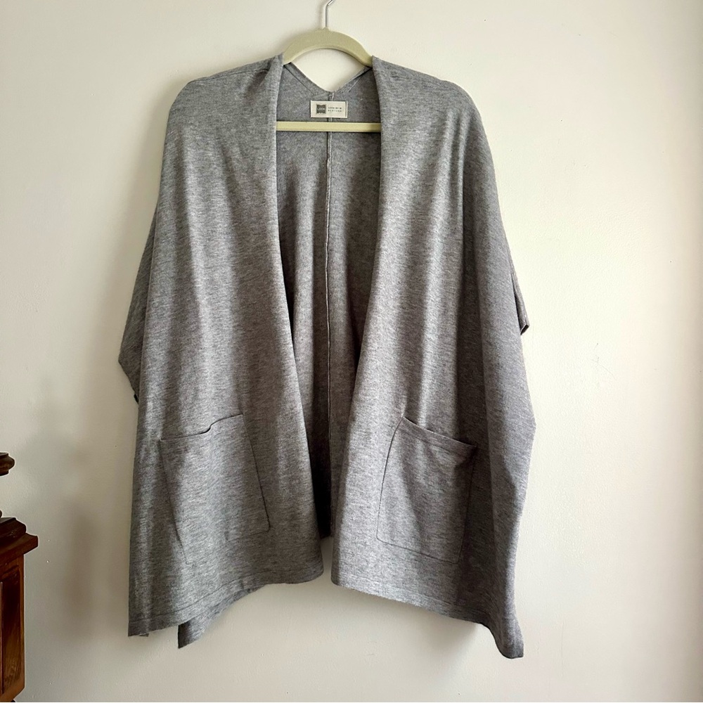 Look by M‎ • Merino Wool Poncho Cardigan